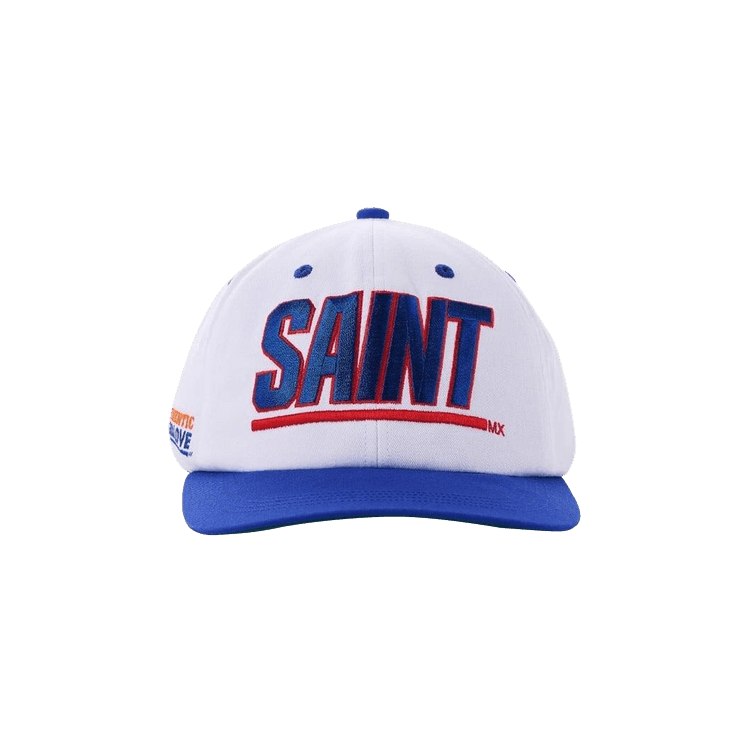 Buy SAINT Mxxxxxx Saint Cap 'White/Blue' - SM YS1 0000 077 | GOAT