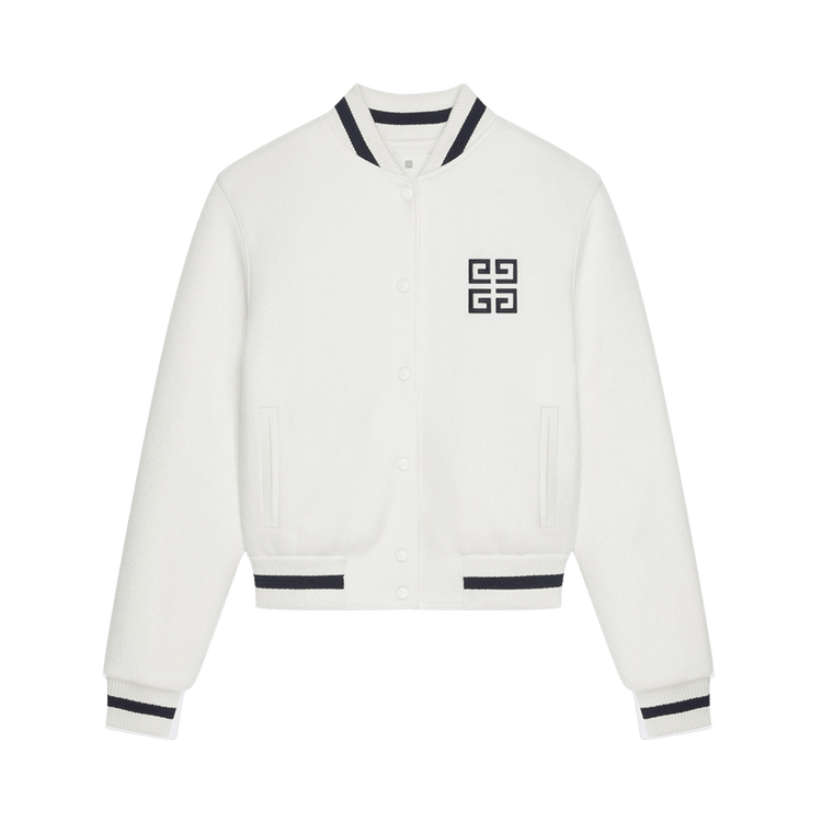 ジャケット GIVENCHY JACKET (BW00PM4ZMR 131) Buy Givenchy Easy-Fit Varsity Jacket 'White' - BW00PM4ZMR