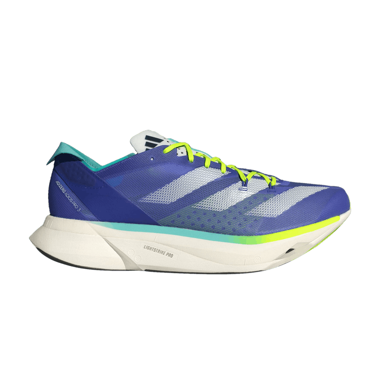 Buy Adidas Adizero Adios Pro 3 'Cobalt Blue Lucid Lemon' - ID3635