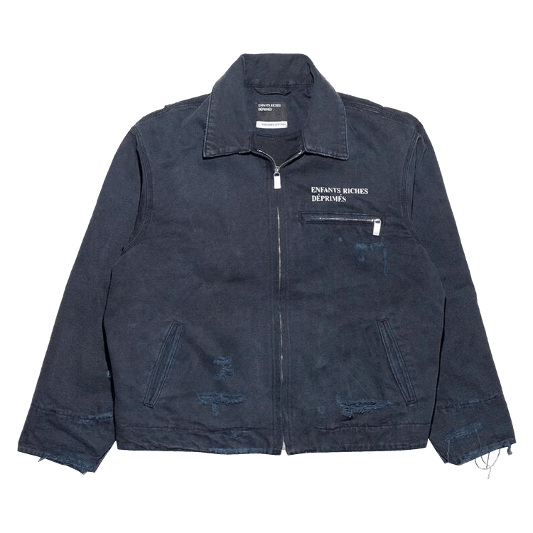 Buy Enfants Riches Déprimés Logo Distressed Work Jacket 'Faded