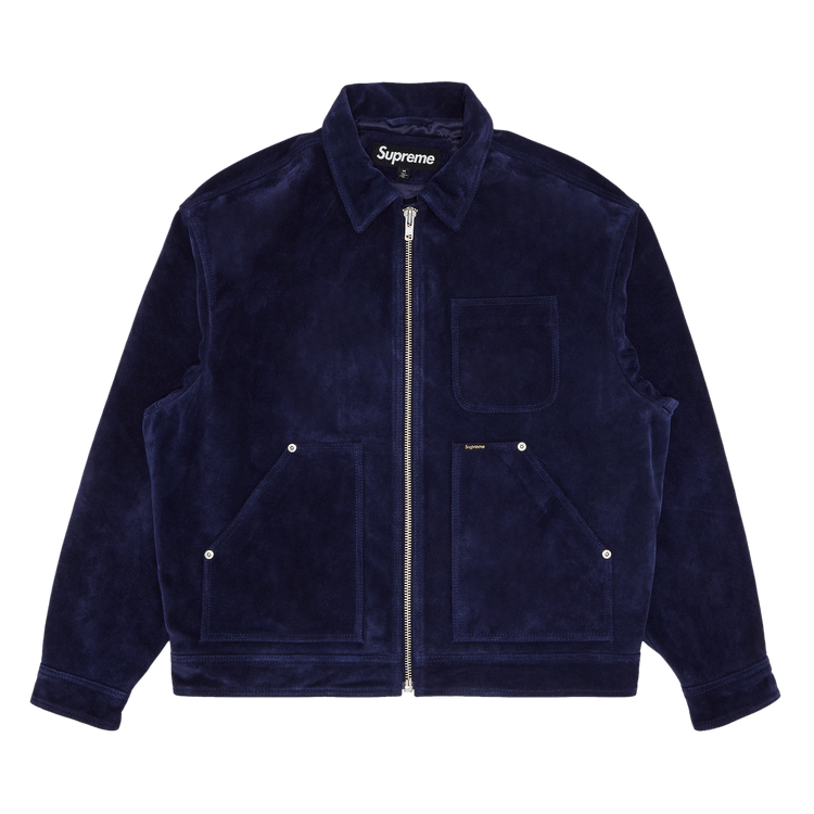 Buy Supreme Suede Work Jacket 'Blue' - FW24J87 BLUE | GOAT
