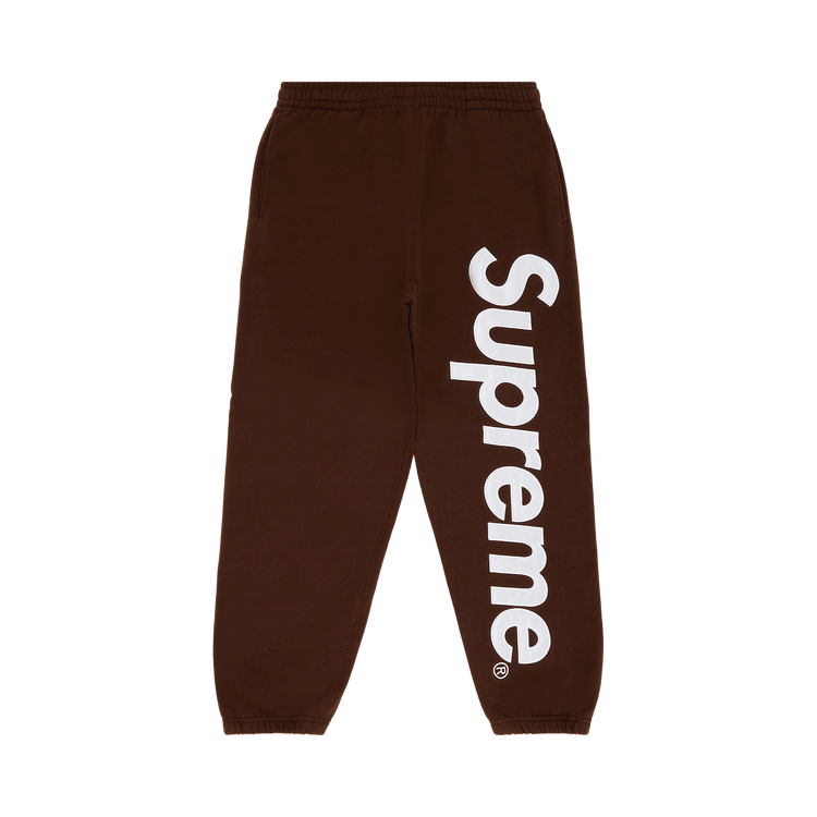 Supreme Satin Applique Sweatpant Black Mサイズ シュプリーム サテン 