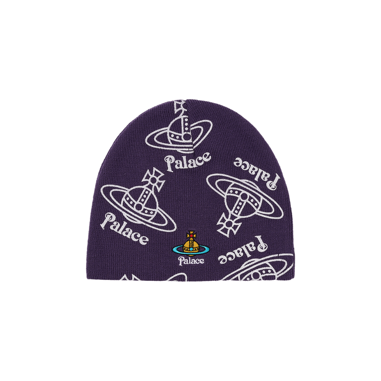 Palace x Vivienne Westwood Jersey Beanie 'Purple'