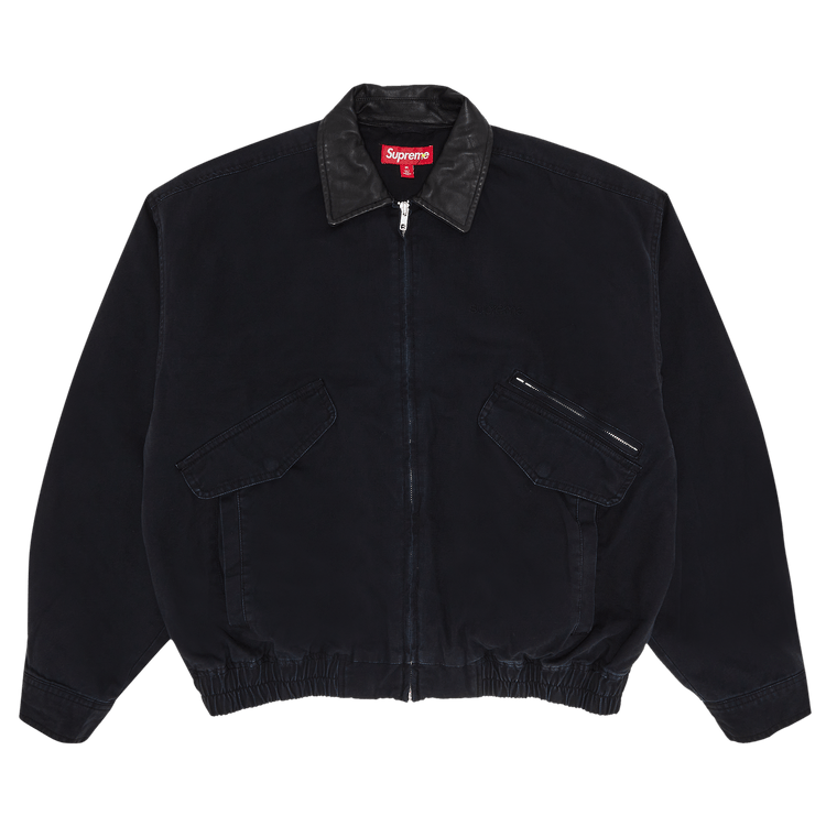 Supreme 24FW Satin Black Lサイズ 24時間以内に発送！ Supreme Leather Shoulder Bag (FW24) - $110
