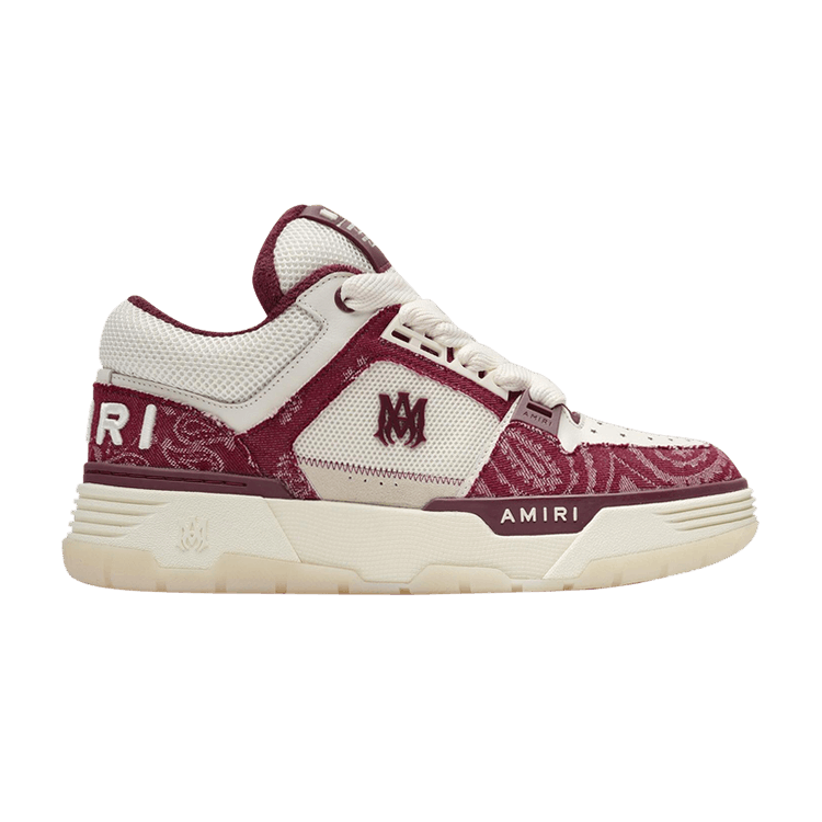 Buy Amiri MA-1 'Bandana Denim - Burgundy' - AMFOSR1063 652
