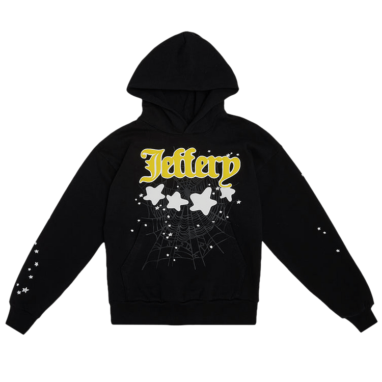 Buy Sp5der Jeffery Hoodie 'Black' - SS11FW24 BLAC | GOAT