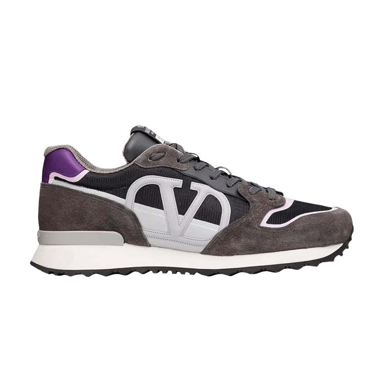 Buy Valentino V Logo Pace Sneaker 'Dark Brown Purple