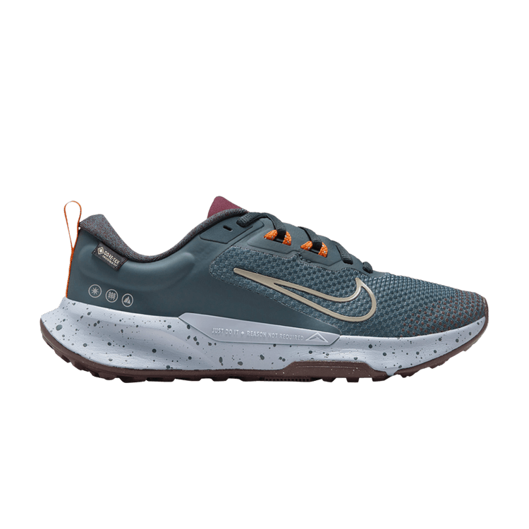 Nike Juniper Trail 2 Gore-Tex Deep Jungle Night Maroon Safety Orange Khaki (Women's)