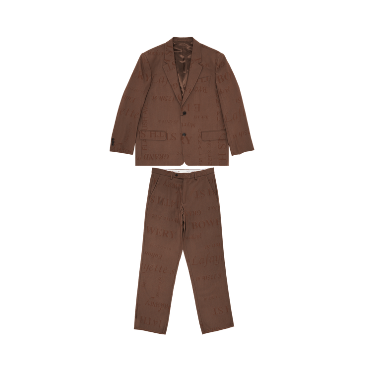 Buy Supreme x Martine Rose Suit 'Brown' - FW24SU1 BROWN | GOAT CA