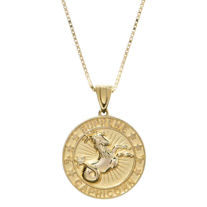 Buy Supreme x Jacob&Co 14K Gold Zodiac Pendant 'Gold - Capricorn