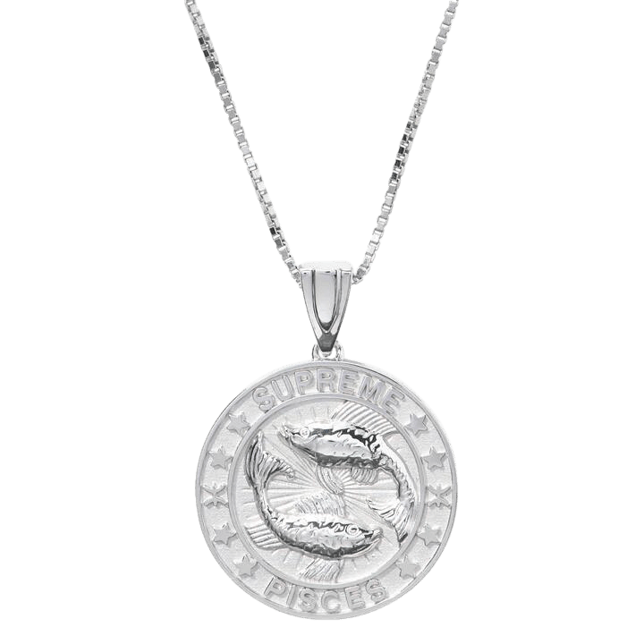 Buy Supreme x Jacob&Co Sterling Silver Zodiac Pendant 'Silver