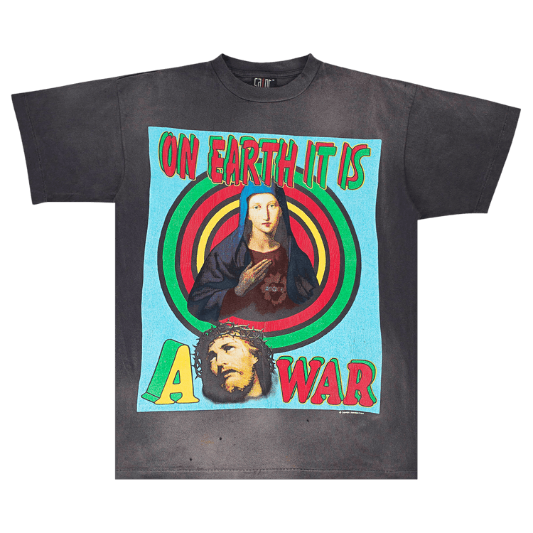 Buy SAINT Mxxxxxx On Earth Tee 'Black' - SM YS8 0000 002 | GOAT