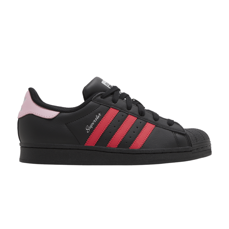 Mens adidas superstar red stripe outlet