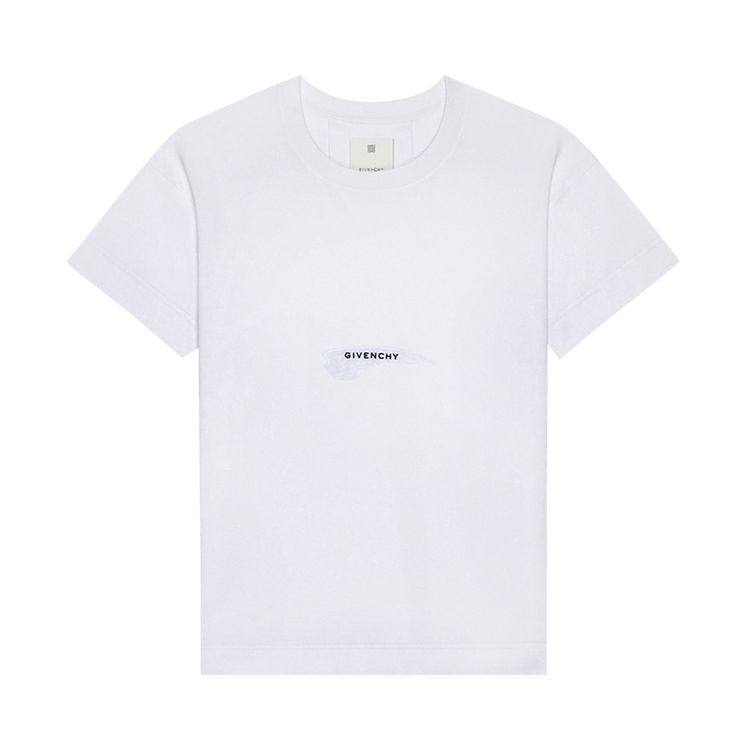 Tシャツ・カットソー GIVENCHY Men T Shirts BM71KR3YCD 100 White Givenchy Neon printed T-shirt - White - Men | BM71123002100
