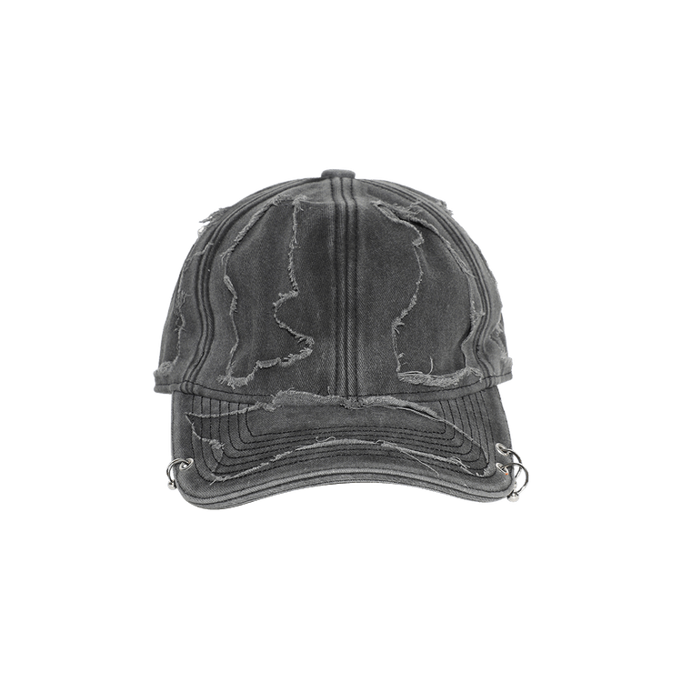 VETEMENTS ブラック キャップ UA5ZCA200B Buy Vetements Fully Distressed Piercing Cap 'Black