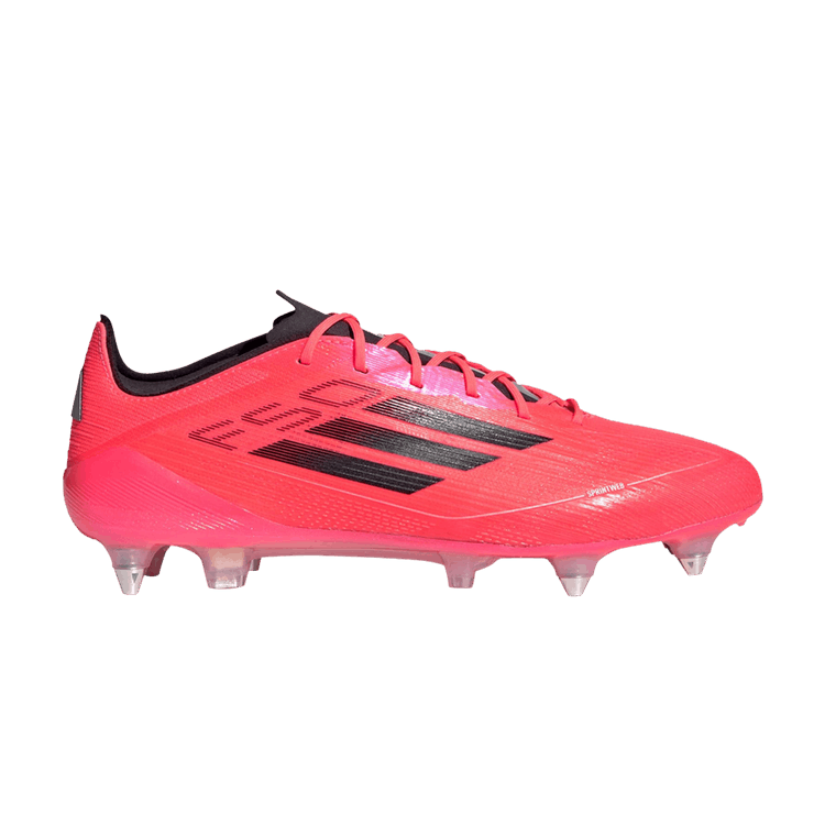 adidas アディゼロ F50 FG ソーラーレッド×ランニングホワイト