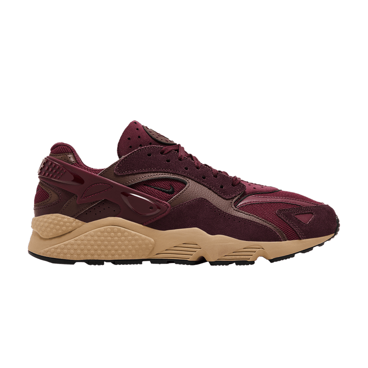 nike huarache maroon womens
