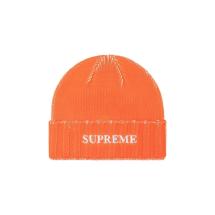 Buy Supreme Overprint Beanie 'Orange' - SS22BN18 ORANGE | GOAT