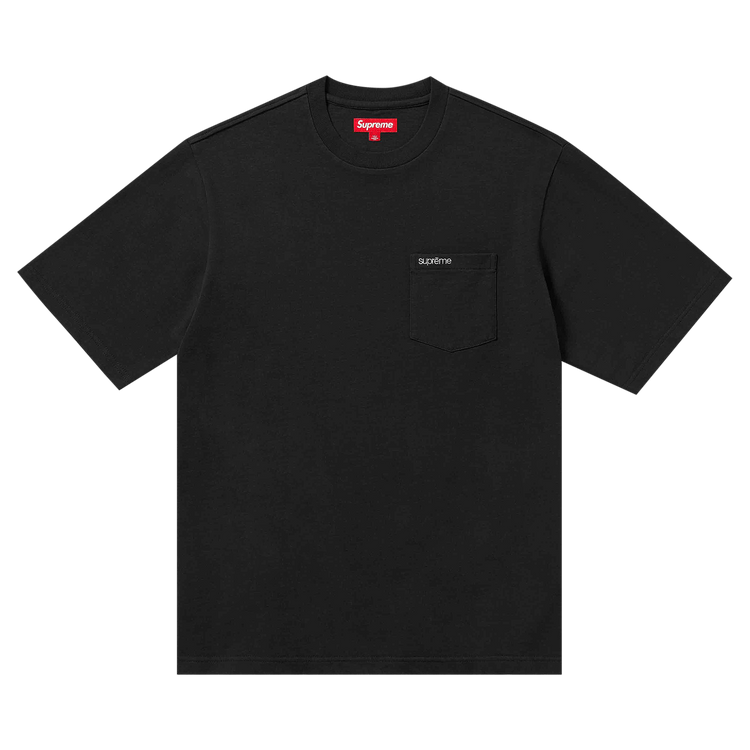 未使用品！Supreme Pocket Tee Black S Buy Supreme Short-Sleeve Pocket Tee 'Black' - SS22KN25 BLACK | GOAT