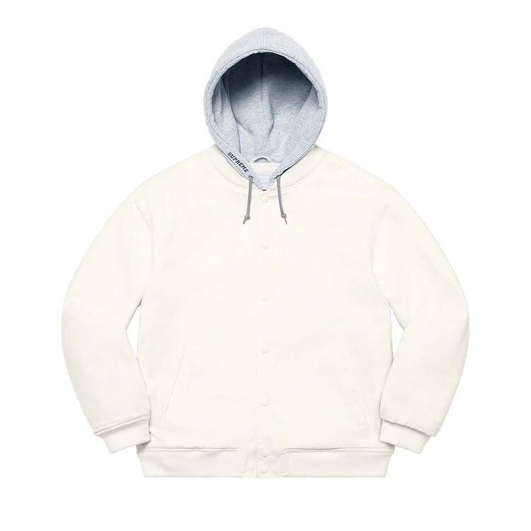 Supreme Hooded Twill Varsity Jacket Lサイズ Supreme ⁄ HOODED TWILL