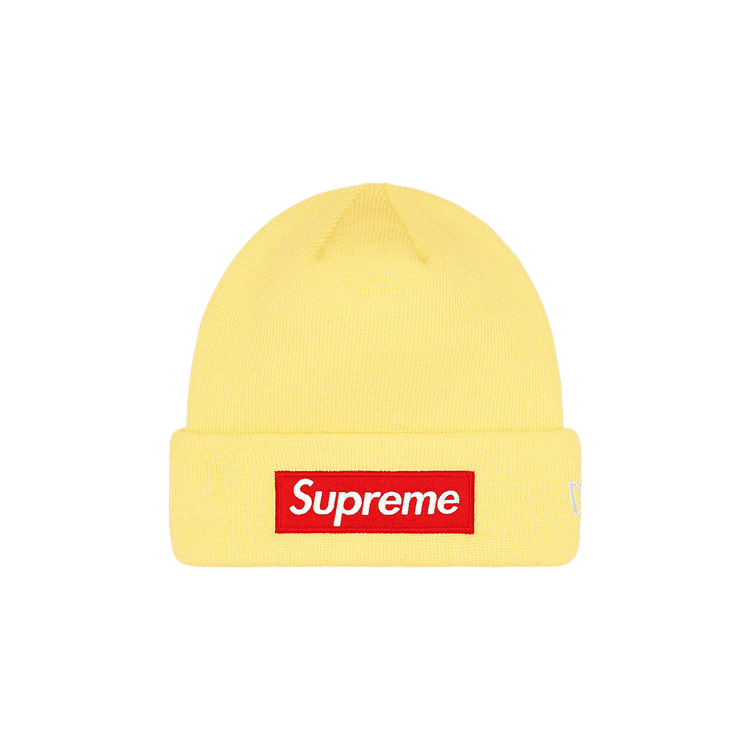 レビュー高評価のおせち贈り物 Buy Yellow 'Pale Beanie Logo Box Era New x Supreme 帽子