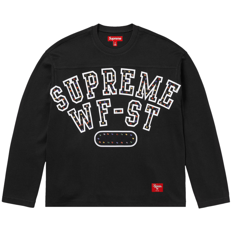 Buy Supreme Athletic Studded Long-Sleeve Top 'Black' - FW24KN80 BLACK | GOAT