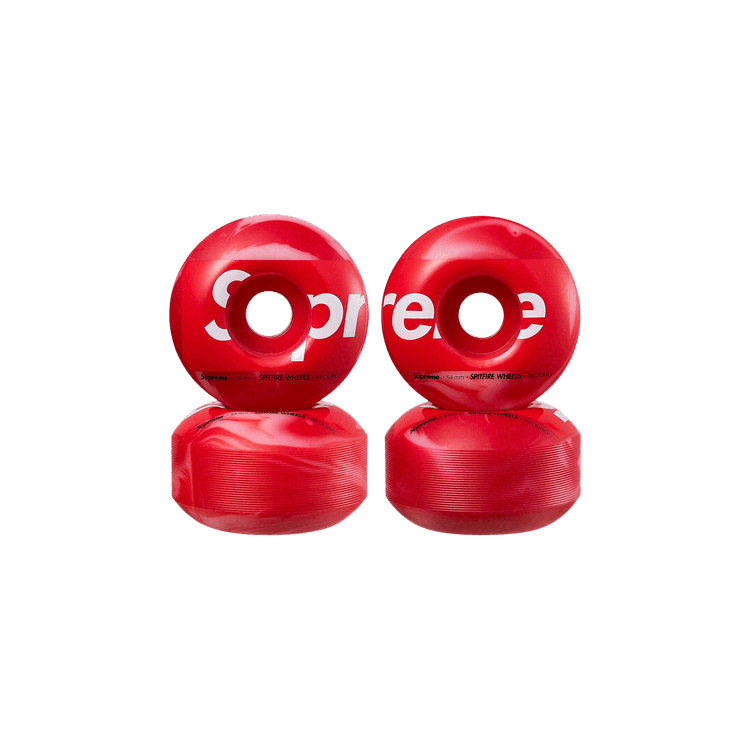 Supreme x Spitfire Shop Wheels (Set Of 4) 'Red'