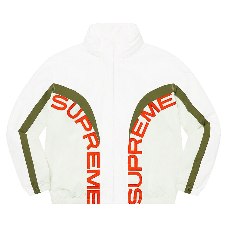 【S】Supreme Curve Track Jacket Supreme Curve Track Jacket (SS24) Grey Men's - SS24 - US