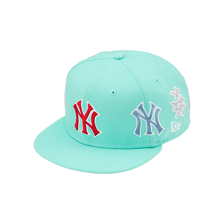 Buy Supreme x New York Yankees Kanji New Era 'Light Aqua