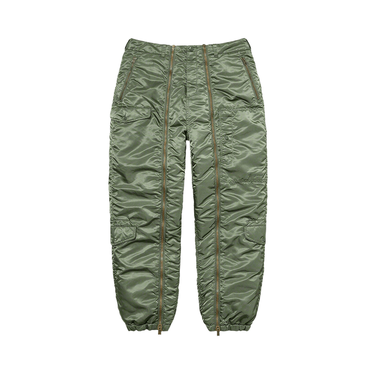 Buy Supreme Nylon Flight Pant 'Olive' - FW22P62 OLIVE | GOAT