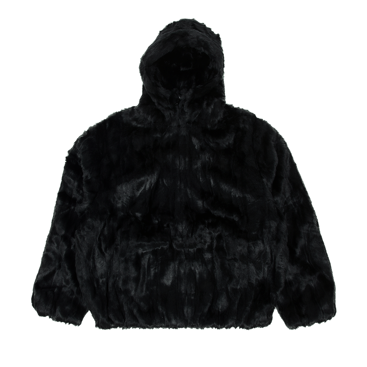 Buy Supreme Faux Fur Hooded Jacket 'Black' - FW24J52 BLACK Buy Supreme Faux Fur Hooded Jacket 'Black' - FW24J52 BLACK