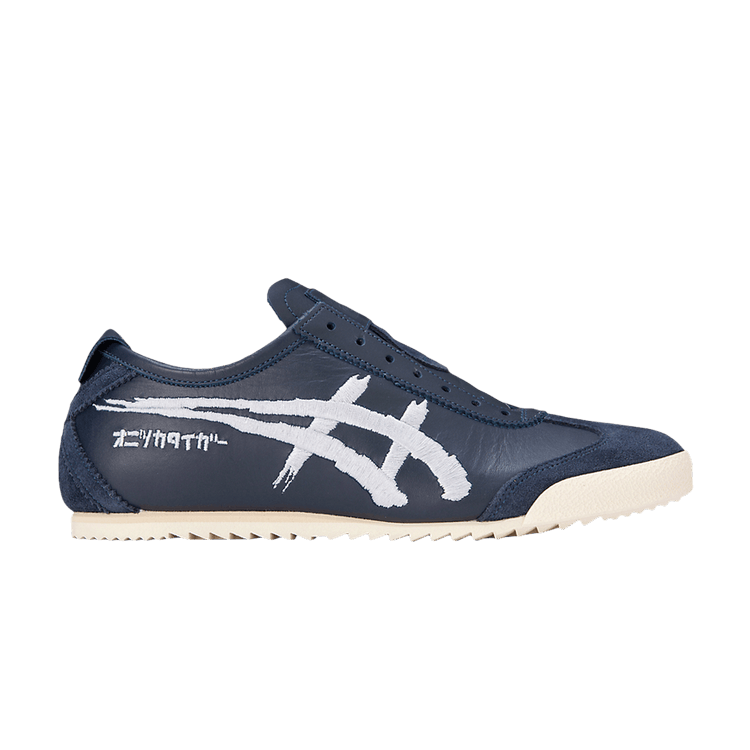 ASICS Onitsuka Tiger Mexico Slip-On Deluxe NM Peacoat Pure Silver (Women's)