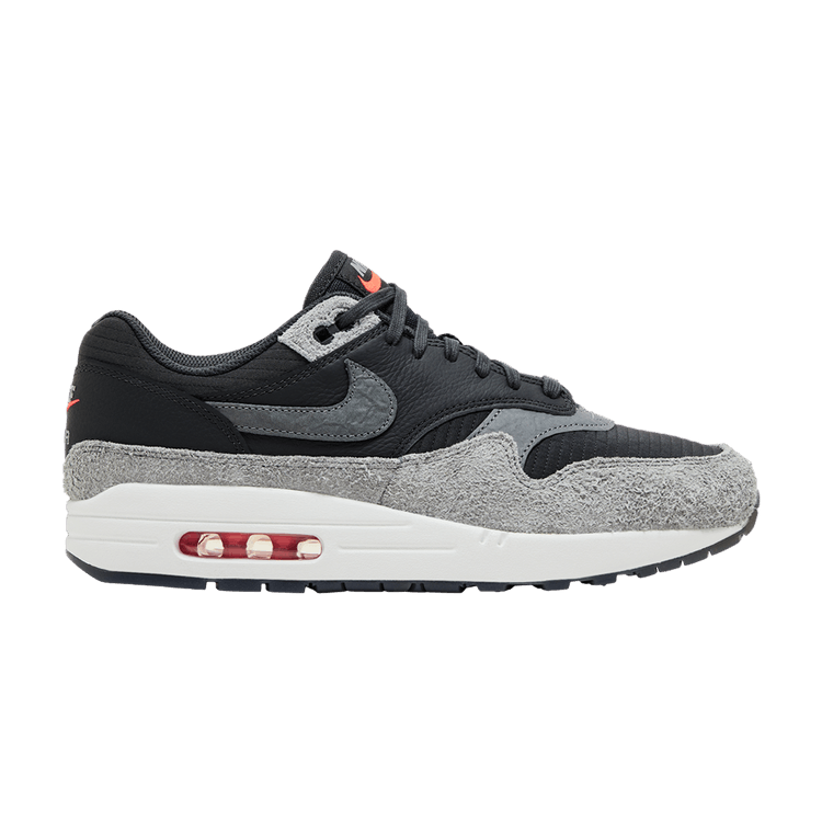 Buy Nike Air Max 1 Premium 'Dark Smoke Grey Flash Crimson
