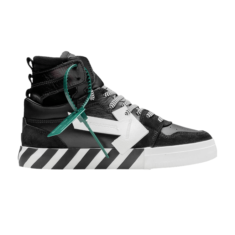 Buy Off-White High Top Vulcanized 'Black White