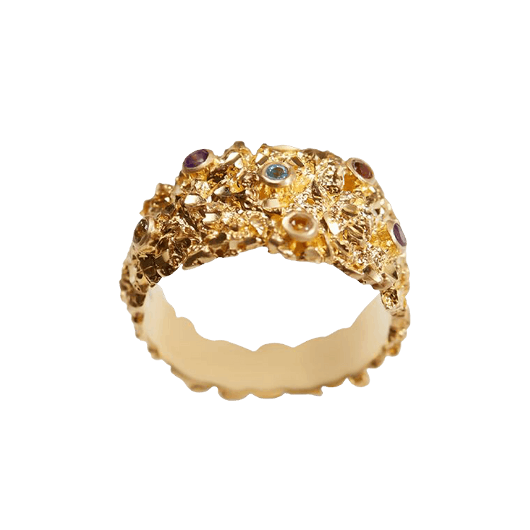 Buy Veneda Carter VC011 Multi Stone Ring 'Gold' - 722140GMU