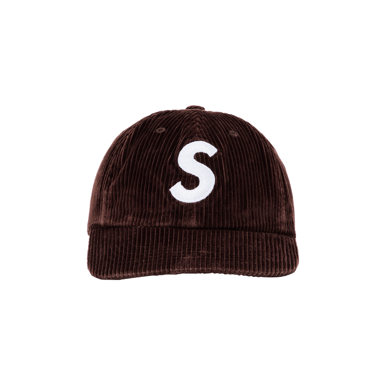 Buy Supreme Corduroy S Logo 6-Panel 'Dark Brown' - FW24H81