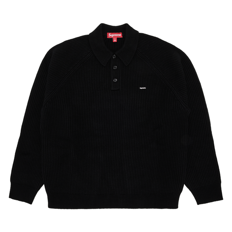 トップス Supreme Small Box Ribbed Sweater Black Supreme Small Box Ribbed Sweater (FW23) - $148