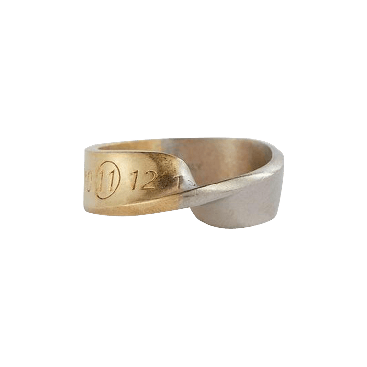 MM6 Maison Margiela Triple Logo Ring (Brushed palladio) – CNCPTS