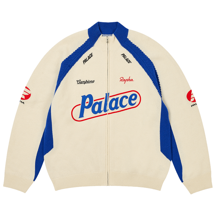 Palace Rapha Zip Knit White Culture Circle
