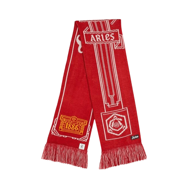 Buy Aries x Arsenal Column Logo Scarf 'Red' - U06709 RED | GOAT