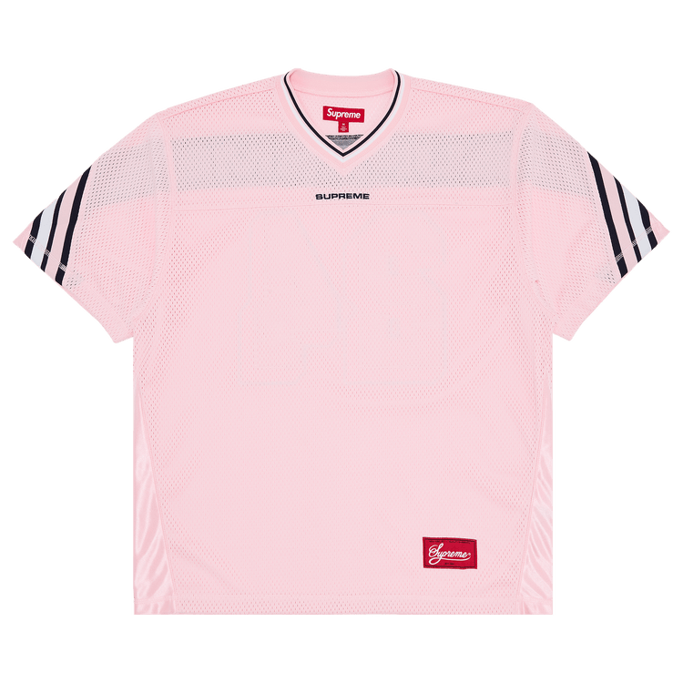 シャツ Supreme Jacquard Rib Football JerseyPink Buy Supreme Jacquard Rib Football Jersey 'Pink' - FW24KN6
