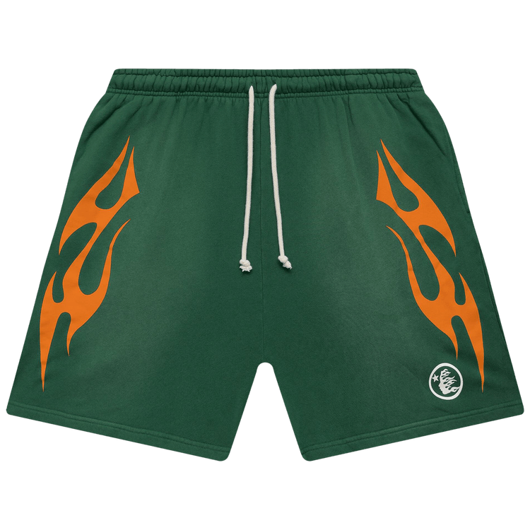 パンツ Tenderperson Flame pattern shorts green 1497047_00.png.png