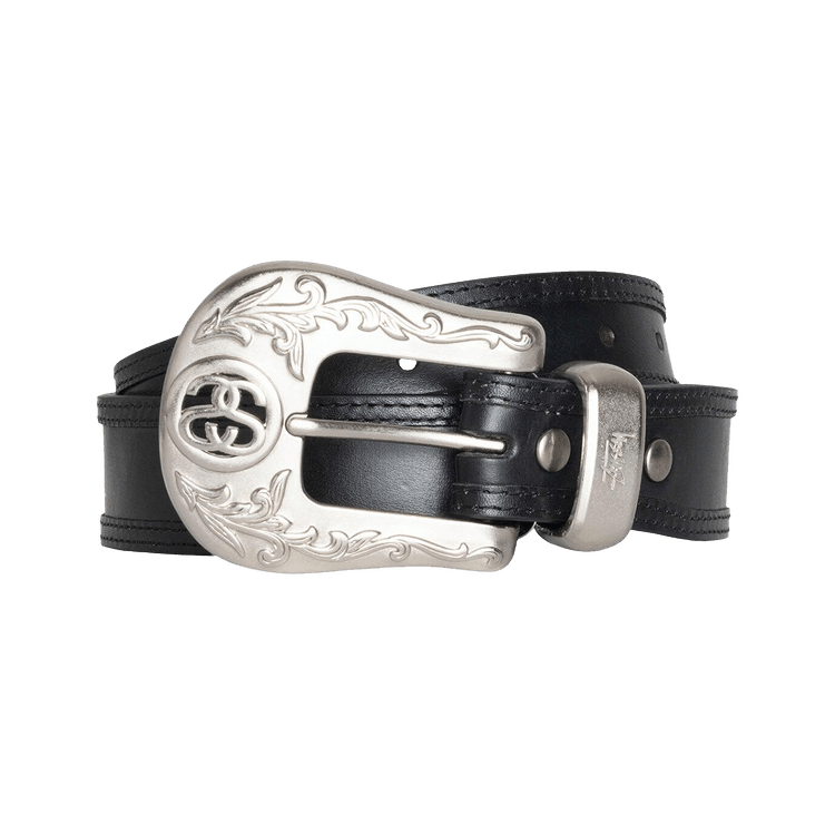 Buy Stussy SS-Link Cowboy Belt 'Black' - 135193 BLAC | GOAT