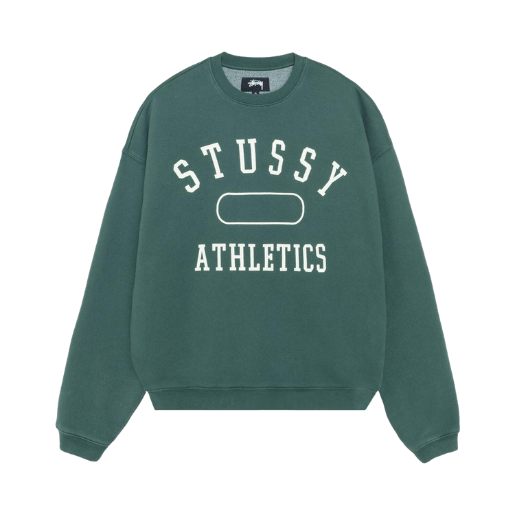 Buy Stussy Athletics Crew 'Pine' - 118568 PINE | GOAT