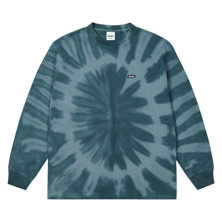 Buy Palace Tie-Dye Waffle Long-Sleeve 'Navy' - P27ES062 | GOAT