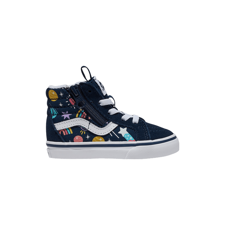 Buy Vans Sk8-Hi Reissue Side Zip Toddler 'Galaxy Navy