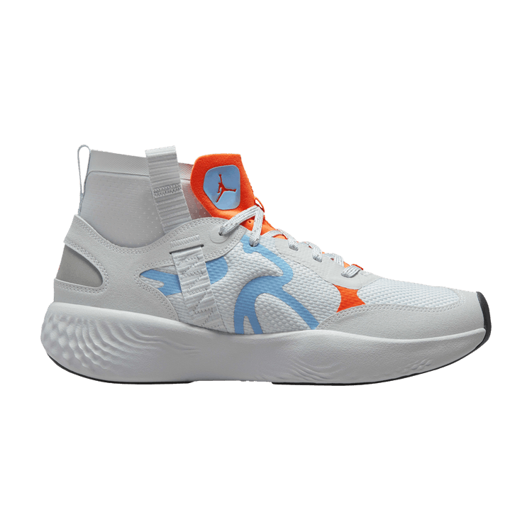 Buy Jordan Delta Mid 'Pure Platinum Chambray Total Orange