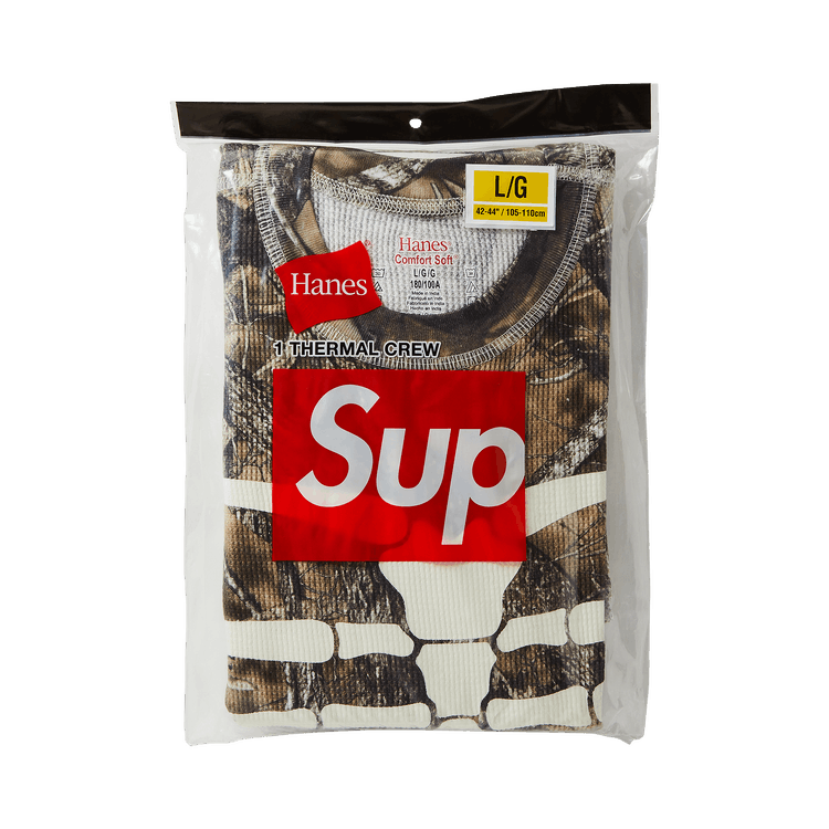 レッグウェア haltoSupreme Hanes Bones realtreecamo Buy Supreme x Hanes Bones Thermal Crew (1 Pack) 'TrueTimber