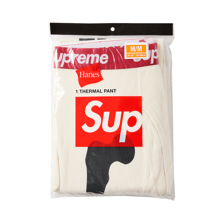 Buy Supreme x Hanes Bones Thermal Pant (1 Pack) 'Natural