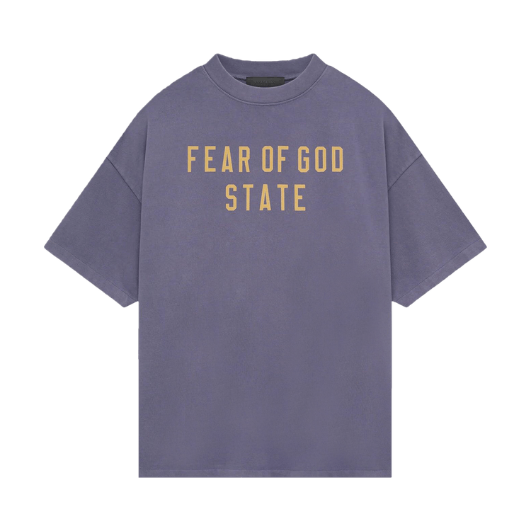 Buy Fear of God Essentials Heavy Crewneck Tee 'Lavender